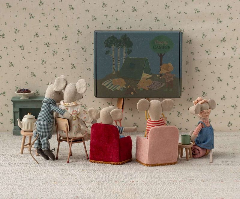 Maileg Stol til Mus - Pudder