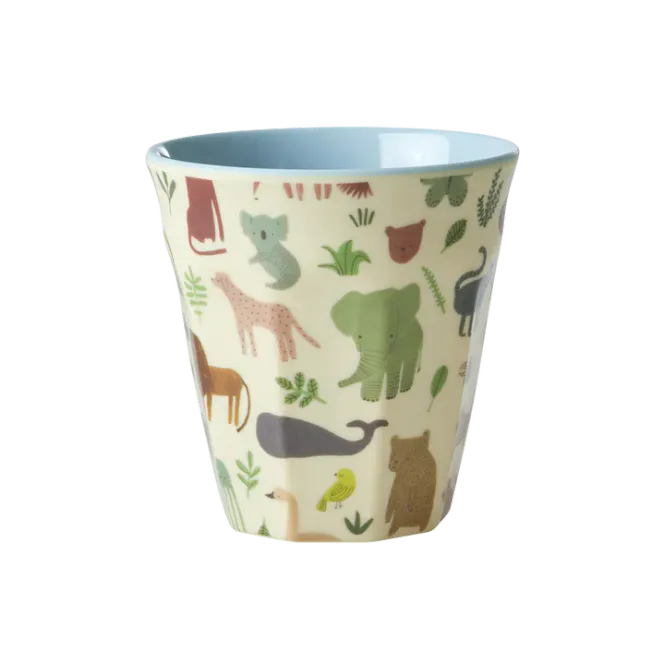 Hovedbilde Kopp i Melamin - Sweet Jungle Print - Dusty Blue ...