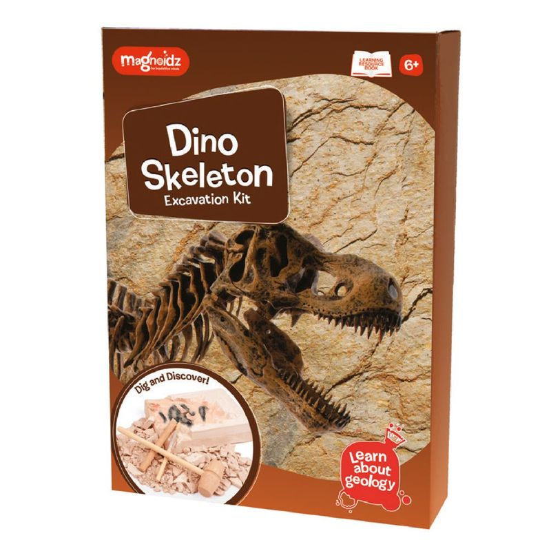MAGNOIDZ Utgravings Sett - Dinosaur Skjelett