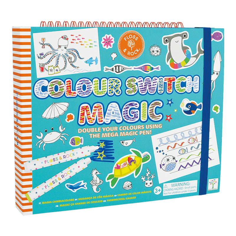 Magisk Fargeleggingsbok, Ocean - Floss & Rock