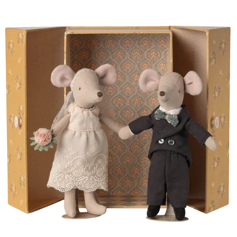 Maileg Brudepar i eske, Mamma og Pappa Mus