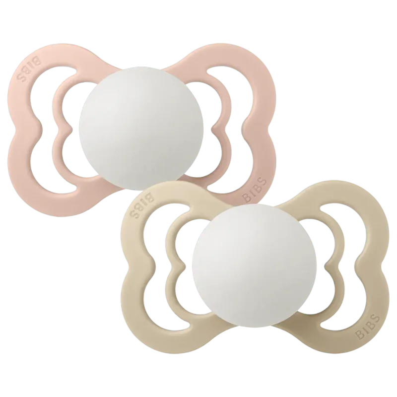 BIBS Supreme GLOW Str.2 - Silicone - 2.pk